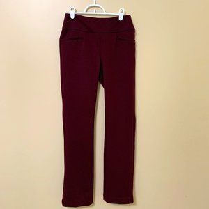 Burgundy Stretchy New York and Company Pants